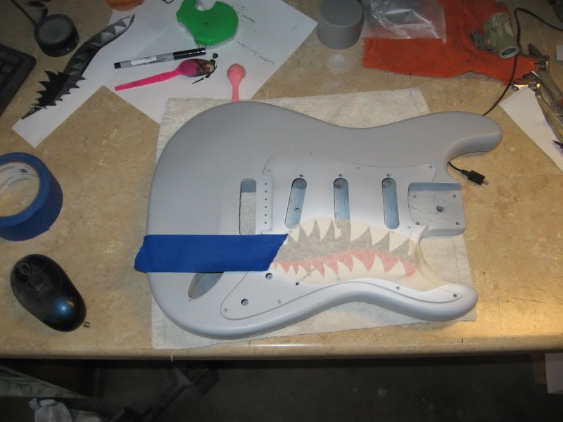 How to Custom Paint your Electric Guitar (stepbystep) 75 + pics.